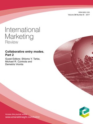 cover image of International Marketing Review, Volume 34, Number 5